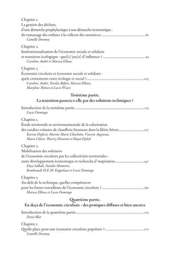 Fabriquer l'économie circulaire