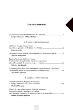 Arbitraire et arbitrage