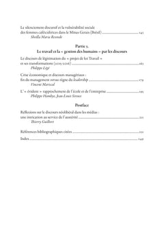 Discours et austérité