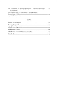 Retours à l'Apocalypse