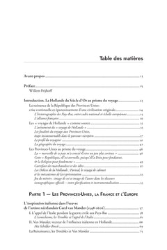 La république des Provinces Unies dans les récits de voyageurs français