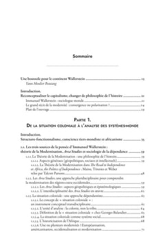 Capitalisme et Modernité chez I. Wallerstein