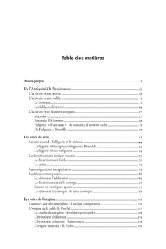 Les voies de l'interprétation des Métamorphoses d'Apulée