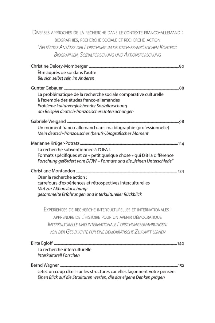 École OFAJ : dynamiques de la recherche interculturelle