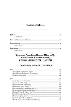 Le journal d'un maître d'école d'Île-de-France 1792-1803