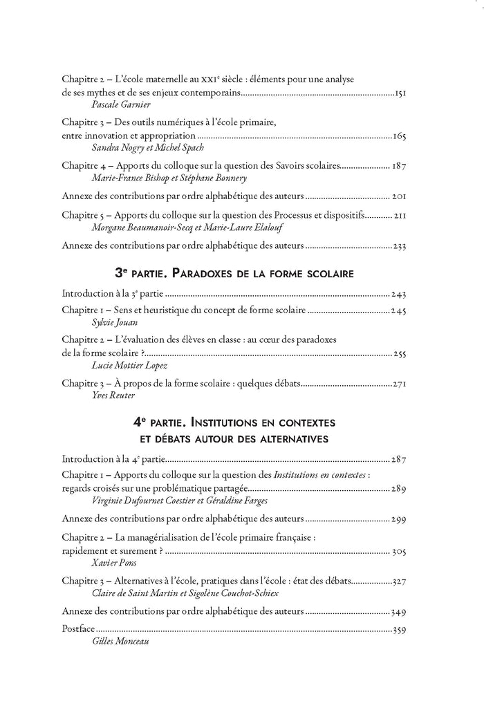 L'école primaire au 21e siècle