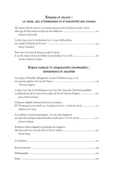 Conjugalités à la cour de France