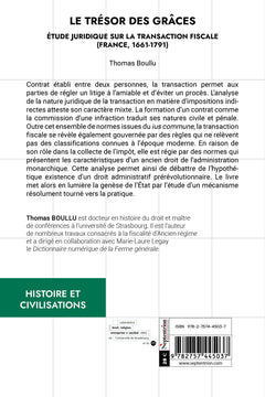 Le trésor des grâces