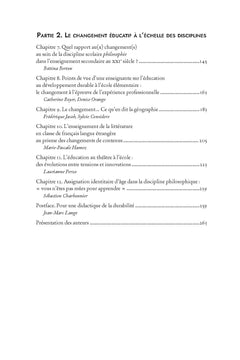 Questions didactiques au(x) changement(s) éducatif(s)