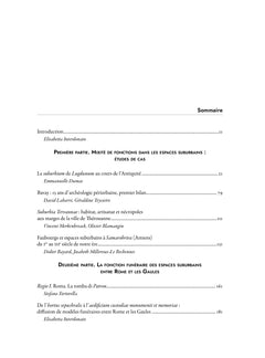 Pour une archéologie du suburbium entre Rome et les Gaules