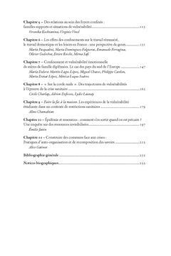 Les expériences de la vulnérabilité dans l'épidémie de Covid-19