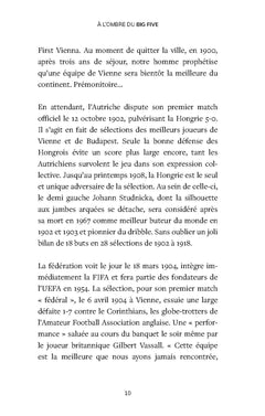A l'ombre du Big-Five