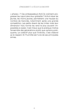 Mes 7 marches pour l'épanouissement et la réussite du jeune sportif