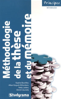 Méthodologie de la thèse et du mémoire