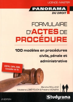 Formulaire d'actes de procédure