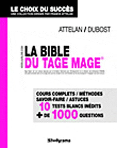 La Bible du Tage Mage 2023