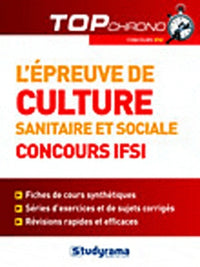 L'épreuve de culture sanitaire et sociale : concours IFSI