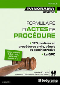 Formulaires d'actes de procédure