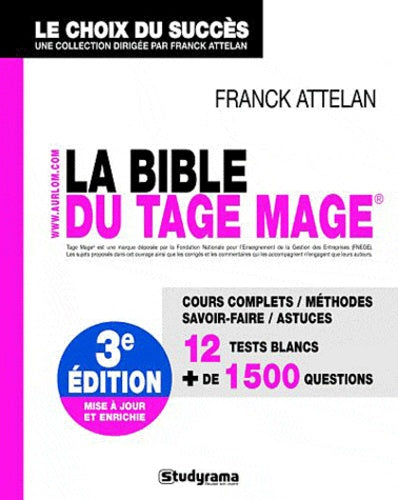 La Bible du Tage Mage 2023