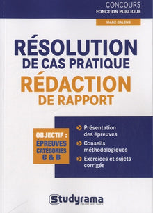 Résolution de cas pratique - Rédaction de rapport