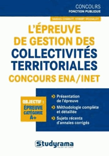 L'épreuve de gestion des collectivités territoriales concours ena/inet
