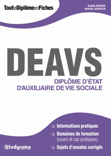 Deavs: Diplôme d'État d'auxiliaire de vie sociale