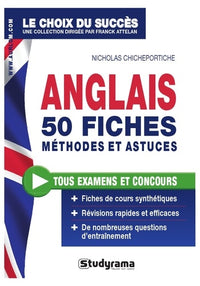 Anglais : 50 fiches méthodes et astuces