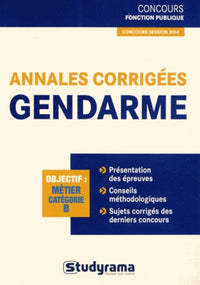 Annales corrigées gendarme
