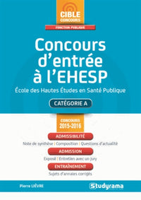 Concours d'entrée à l'EHESP 2015-2016