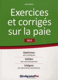 Exercices et corrigés sur la paie