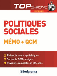 Politiques sociales mémo + qcm édition 2015