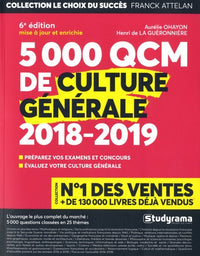 5 000 QCM de culture générale - Edition 2018/2019