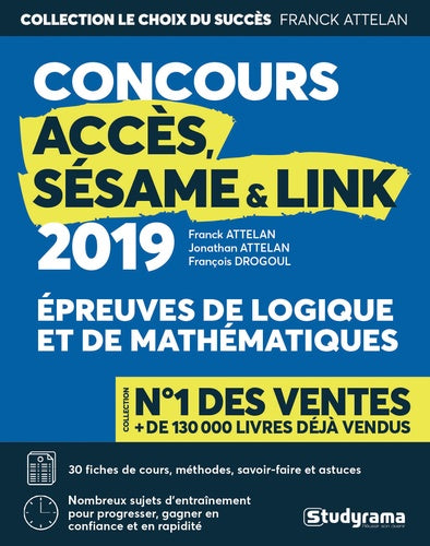 Le concours Accès Sésame et Link 2019