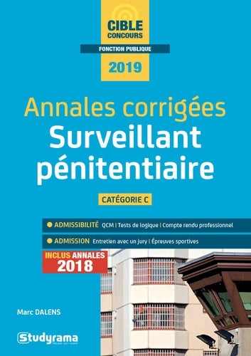 Annales corrigées surveillant pénitentiaire 2019