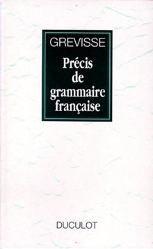 Précis de grammaire française