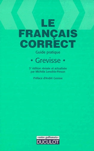 Le français correct