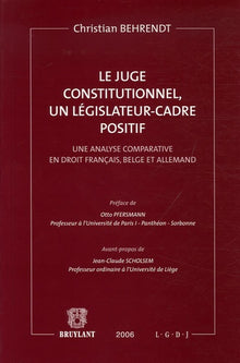 Le juge constitutionnel, un législateur cadre positif.