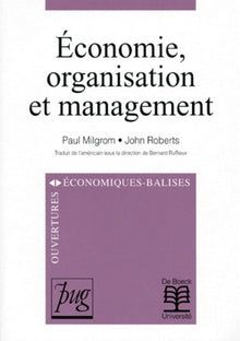 Economie, organisation et management