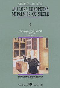 Auteurs européens du premier XXe siècle