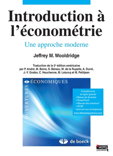 Introduction à l'économétrie
