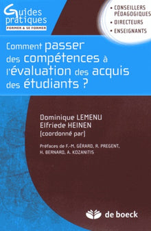 Comment passer des compétences à l'évaluation des acquis des étudiants