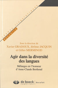 Agir dans la diversité des langues