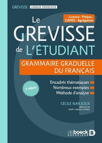 Le Grevisse de l'étudiant - Grammaire