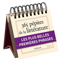 Calendrier - 365 pépites de la littérature avec Gallimard