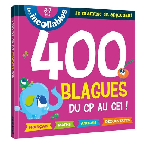 Incollables - Blagues pour réviser du CE1 au CE2 - Cahier de vacances