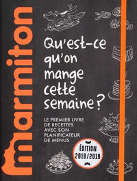 Mes menus Marmiton 2018/2019 - Qu'est ce qu'on mange cette semaine ?