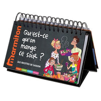 Calendrier chevalet Marmiton 365 recettes Qu'est ce qu'on mange ce soir ?