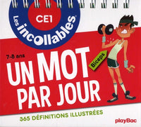 Un mot par jour - CE1 - 7/8 ans