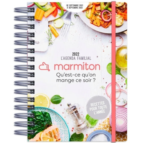 Agenda Qu'est-ce qu'on mange ce soir ? avec Marmiton 2022