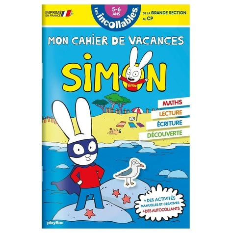 Cahier de vacances 2025 Simon - Les incollables